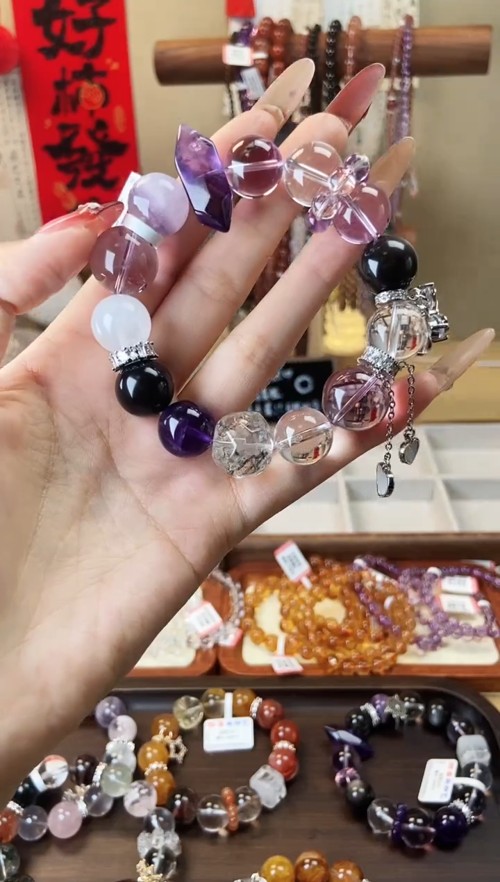 【闪购商品】水晶手串合金高定g45