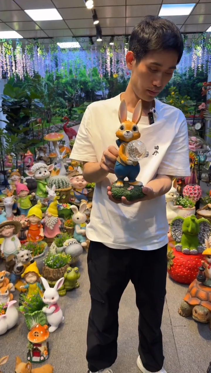 陶瓷花园庭院摆件&00&
