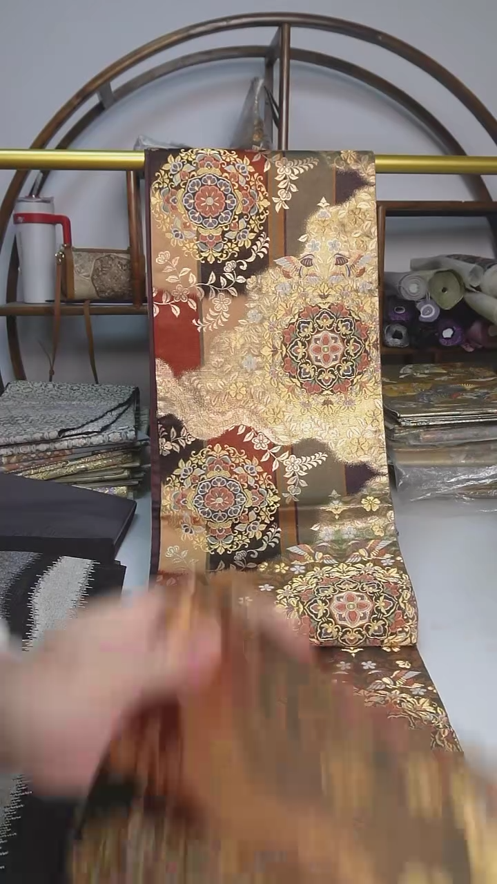 【闪购商品】织绣33西阵织六通宝相花