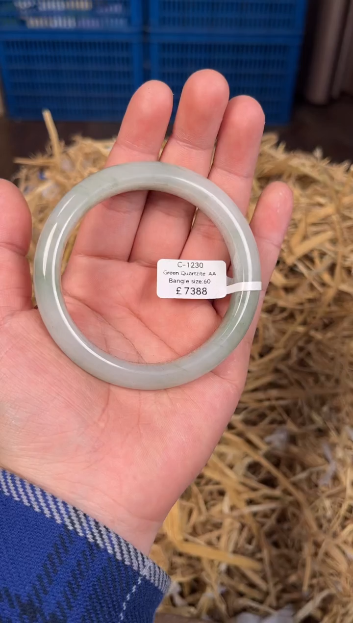 未镶嵌手镯石英质玉C1230