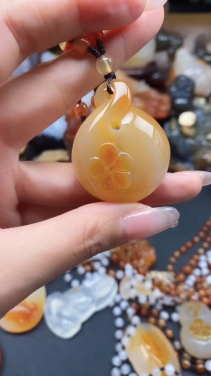 【闪购商品】玛瑙/玉髓颈饰未镶嵌dd