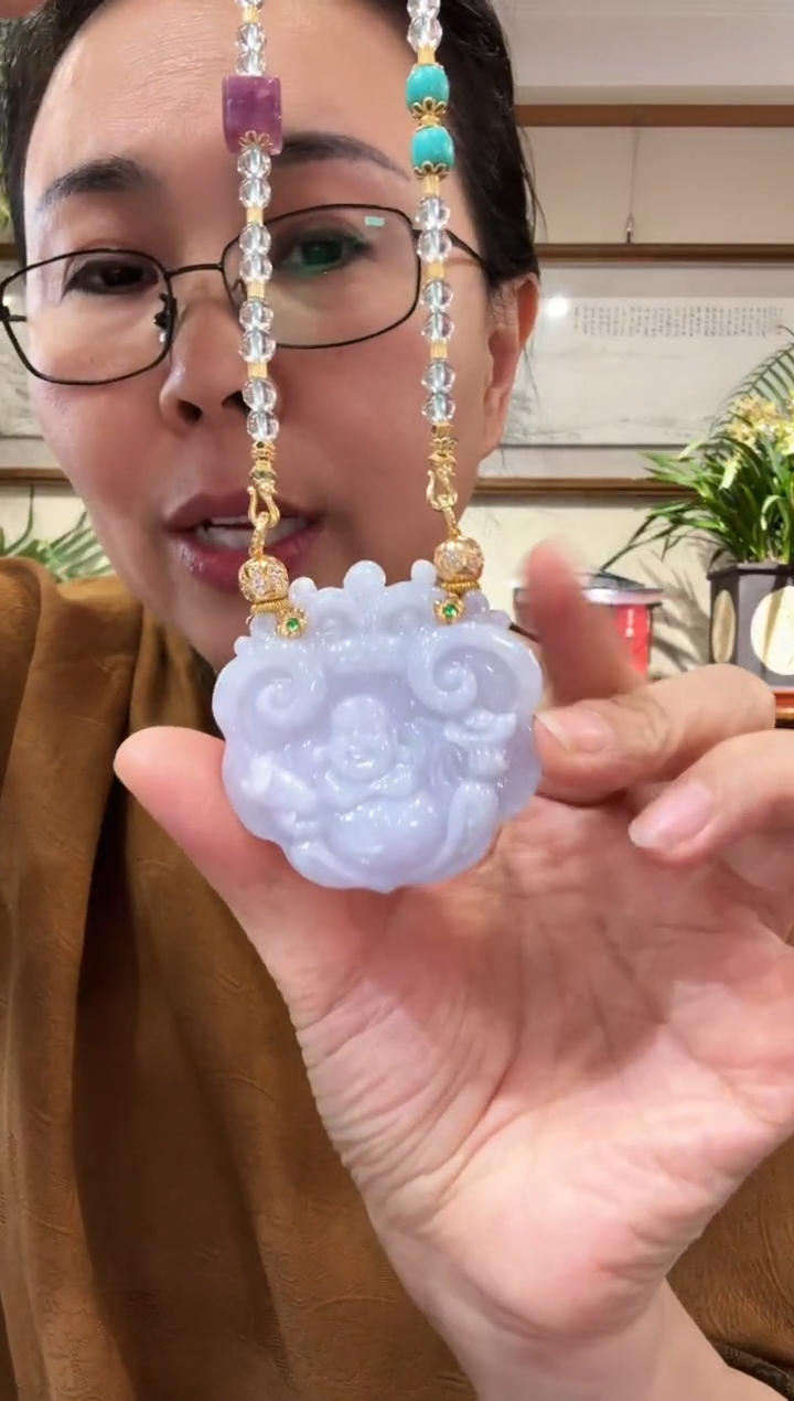 【闪购商品】翡翠颈饰未镶嵌国风