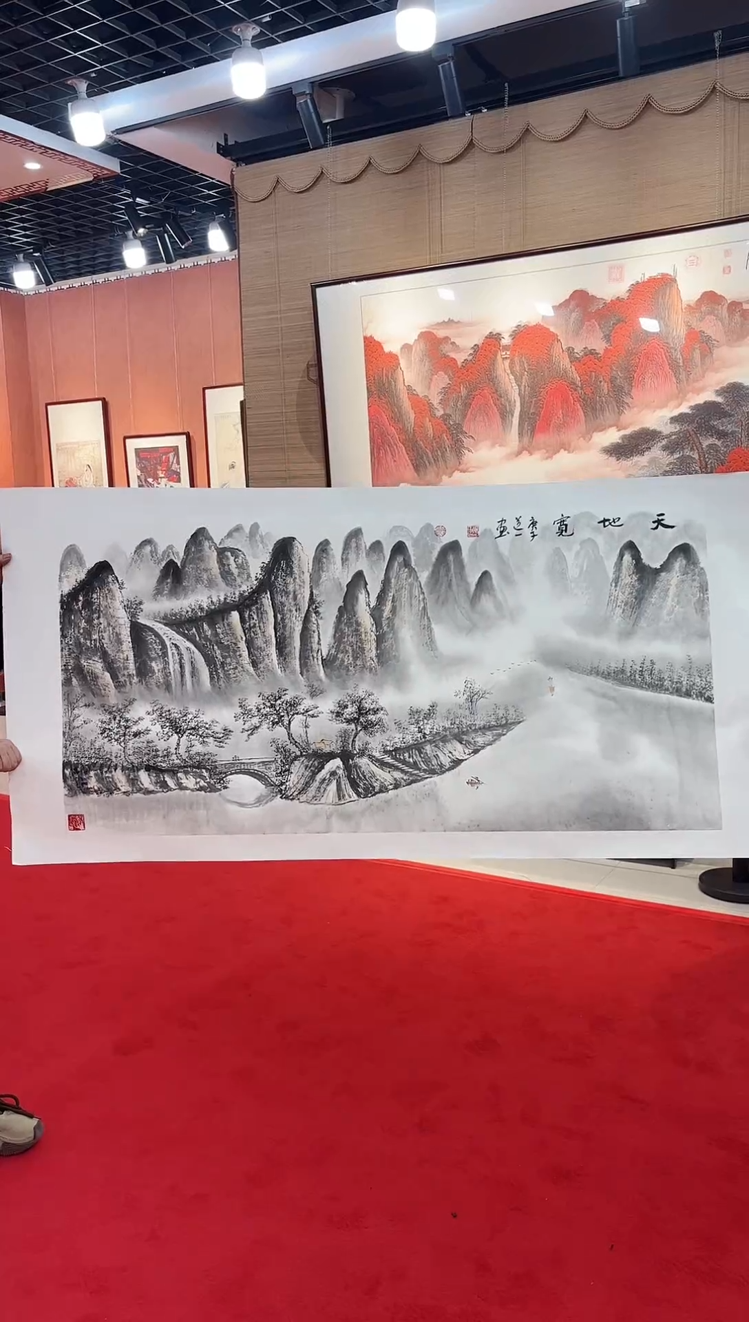 【闪购商品】国画国画道一老师手绘作品D63