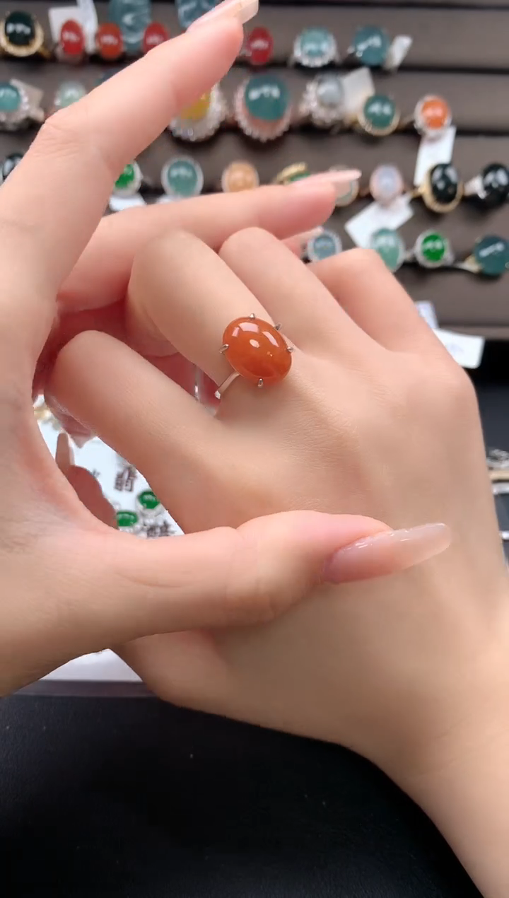 【闪购商品】翡翠戒指银S925镶嵌2131231231