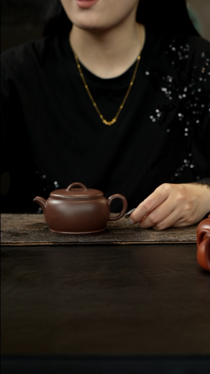 茶壶紫砂天青泥申锡汉瓦壶200cc