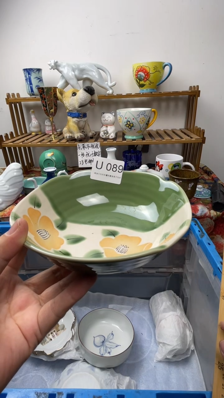 瓷片浅**淡089-U-         