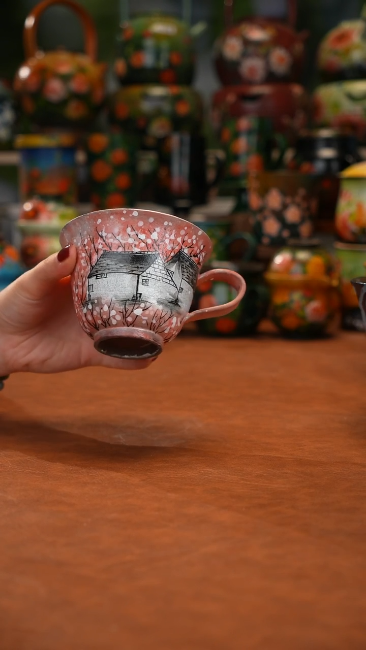 陶瓷油画手绘釉下彩