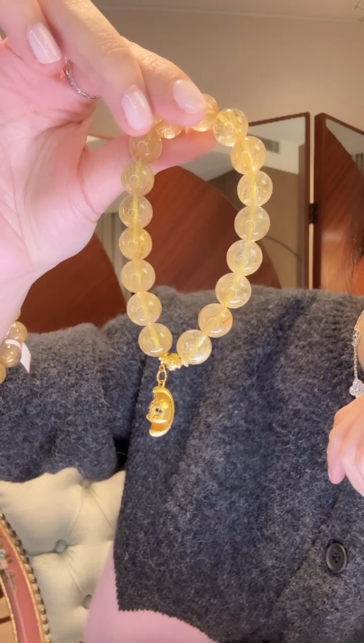 【闪购商品】发晶手串未镶嵌未镶嵌水晶手串25370