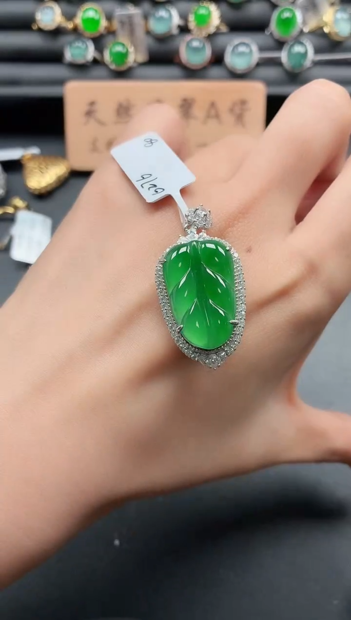 银S925镶嵌戒指翡翠11111