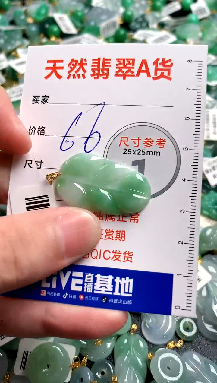 【闪购商品】翡翠颈饰18K金镶嵌13005973