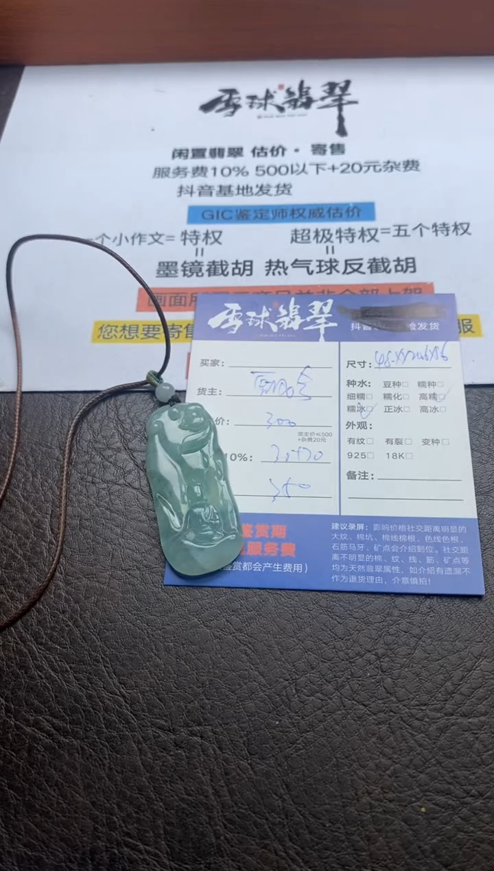 【闪购商品】翡翠颈饰未镶嵌112922611