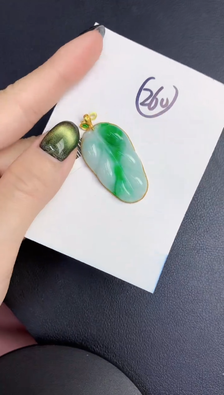 【闪购商品】翡翠颈饰18K金镶嵌000000000