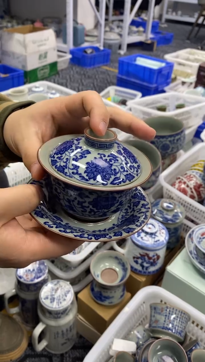 摆件陶景德陶瓷茶具容量约160