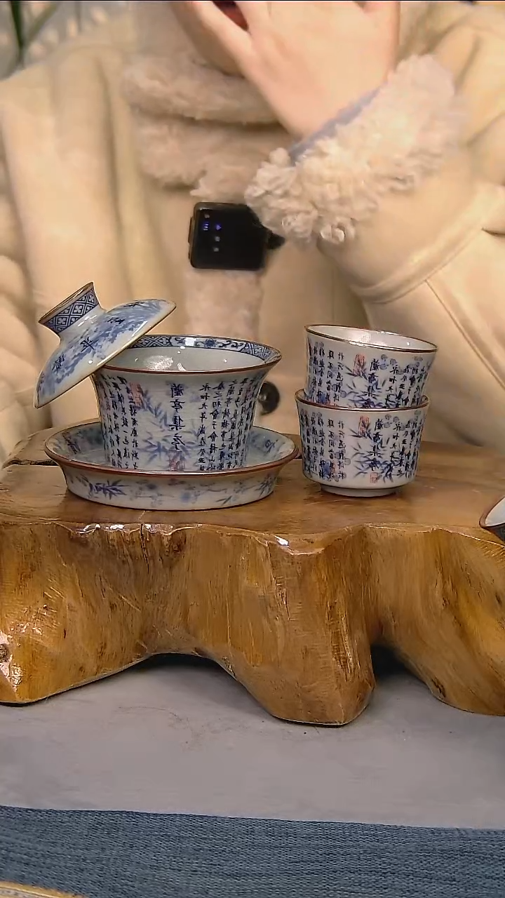 3件套陶瓷茶具家用简装系列 