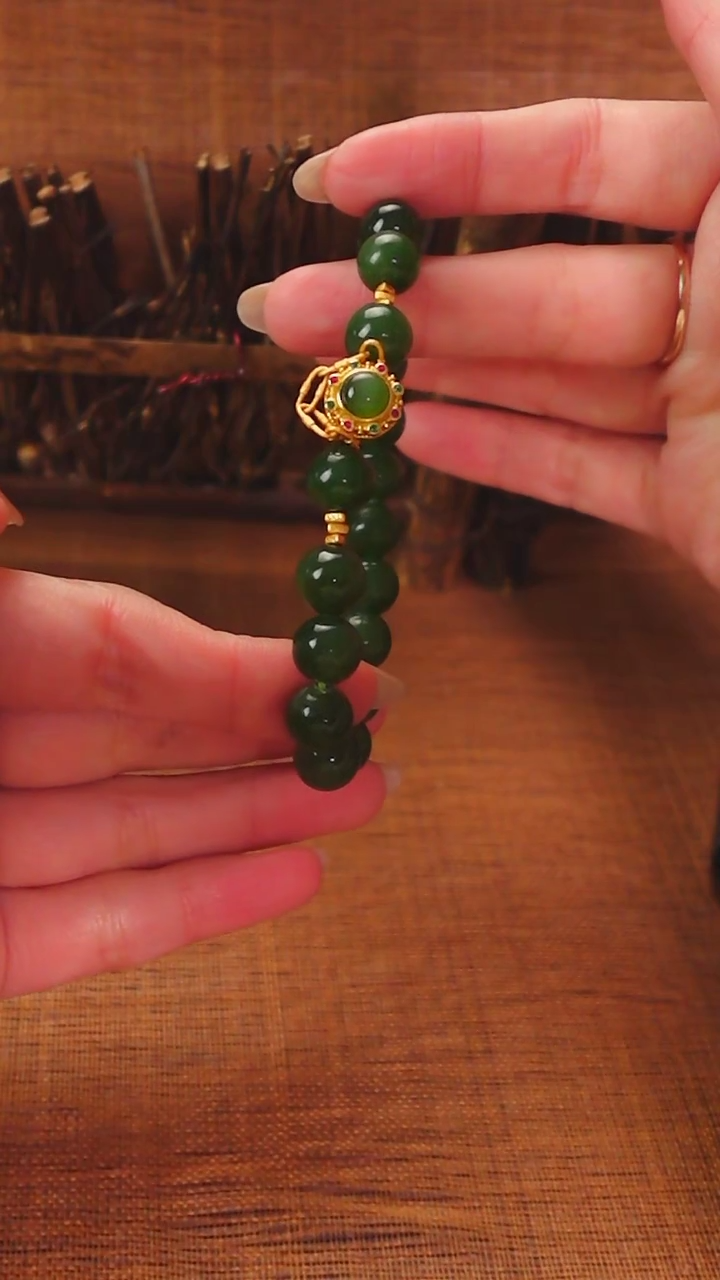 【闪购商品】和田玉手串未镶嵌时来运转