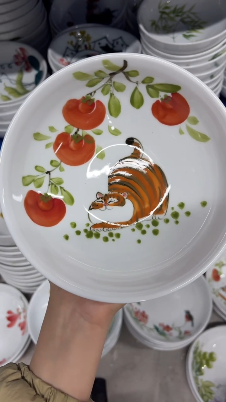 景德镇手绘釉中彩（食品级）大胖碗