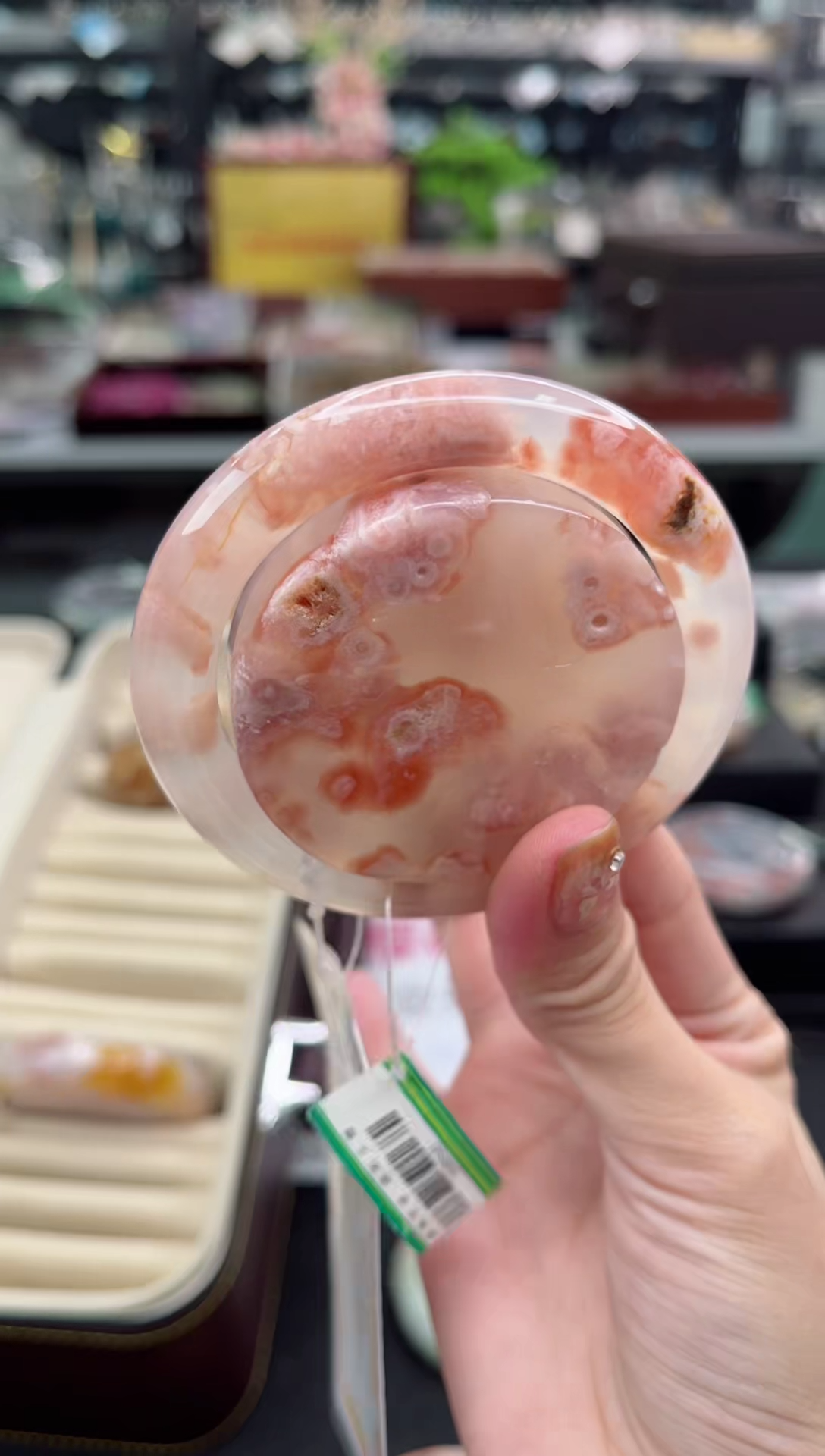 【闪购商品】石英质玉手镯未镶嵌57圈口（赠品镯心）6590541