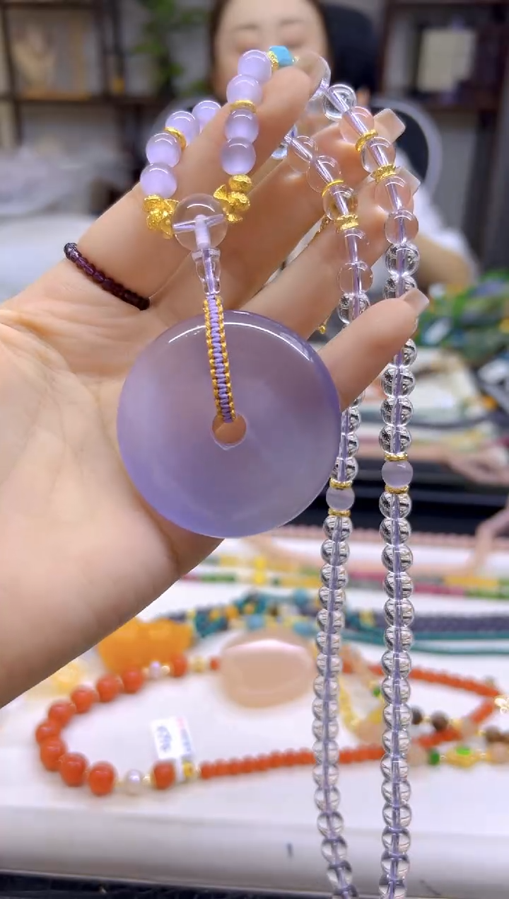 未镶嵌毛衣链水晶DIY款M773