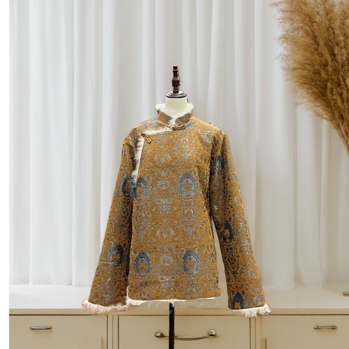 藏式冬季加毛款气质时尚女士外套