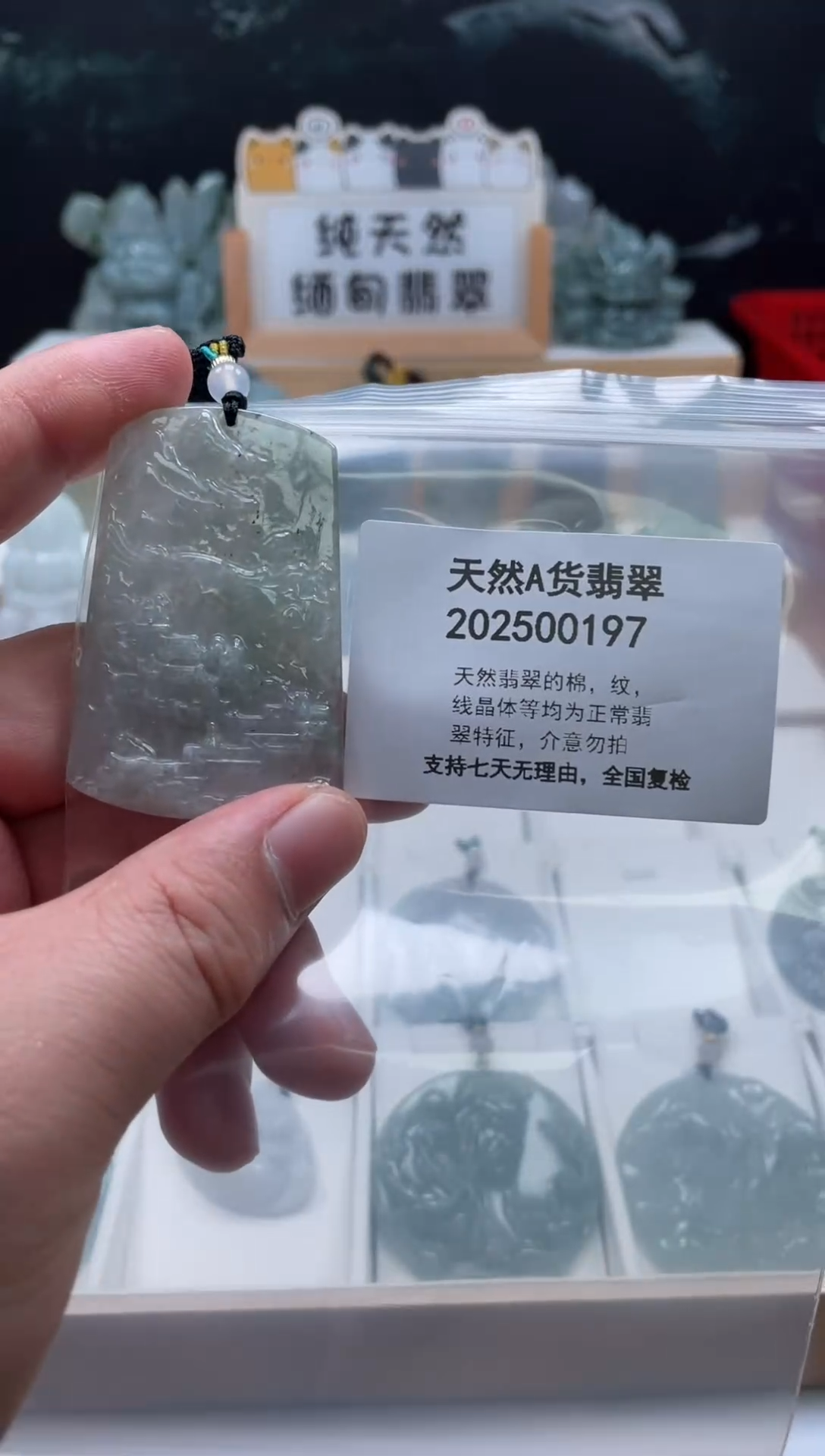 颈饰未镶嵌翡翠翠峰翡翠202512120070