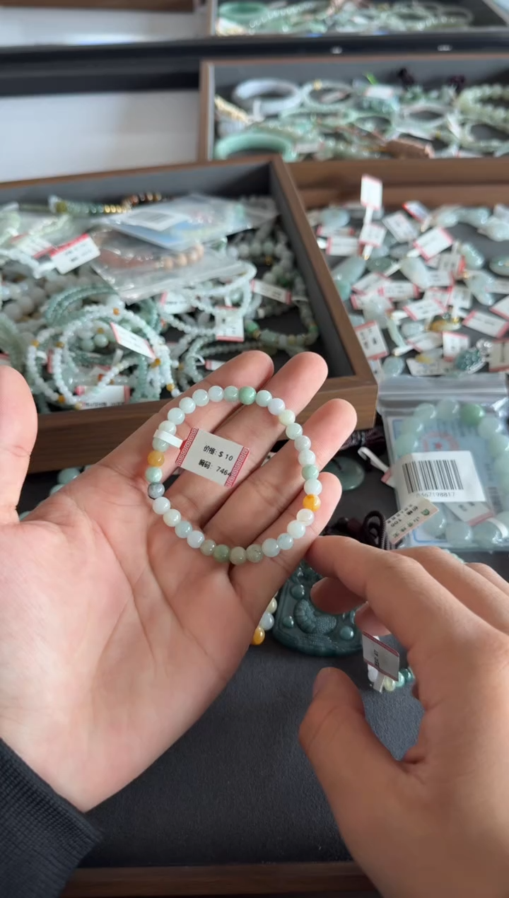 颈饰未镶嵌翡翠7464号买断