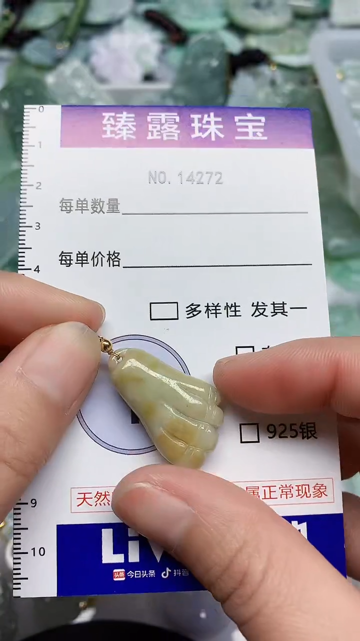 【闪购商品】翡翠颈饰未镶嵌臻露珠宝14272