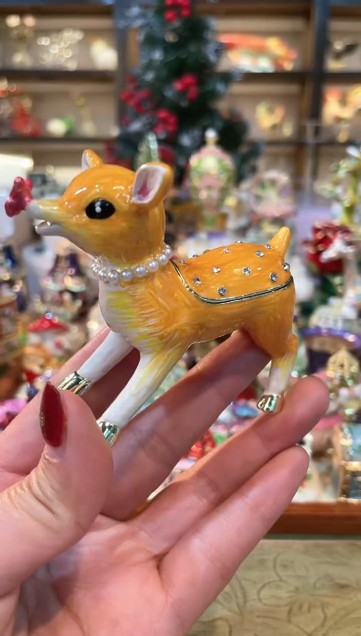 【闪购商品】珐琅彩首饰收纳盒