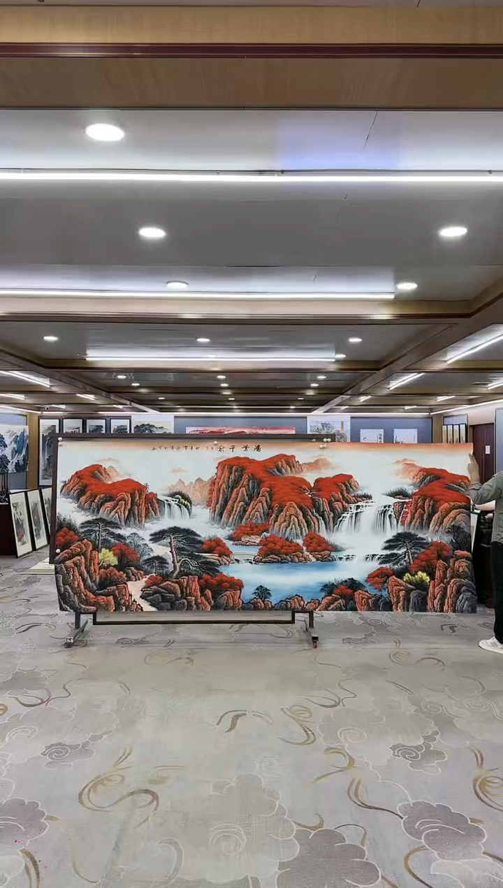 绘画一-刘雪红-大丈二-山水国画