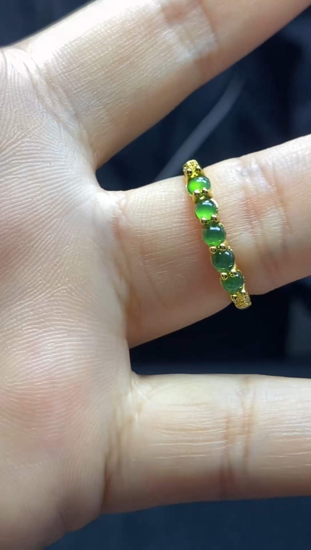 【闪购商品】翡翠戒指未镶嵌天然翡翠A货23