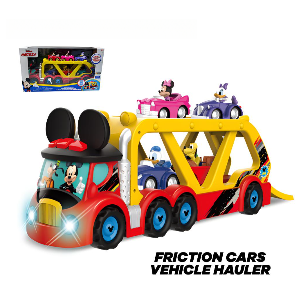 迪士尼多功能双层拖车科学益智玩具