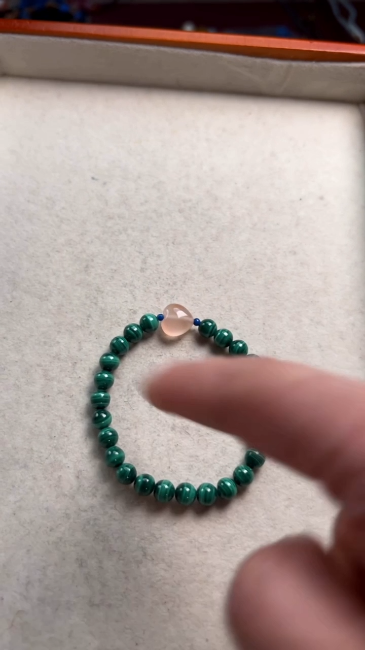 未镶嵌孔雀石手链手串