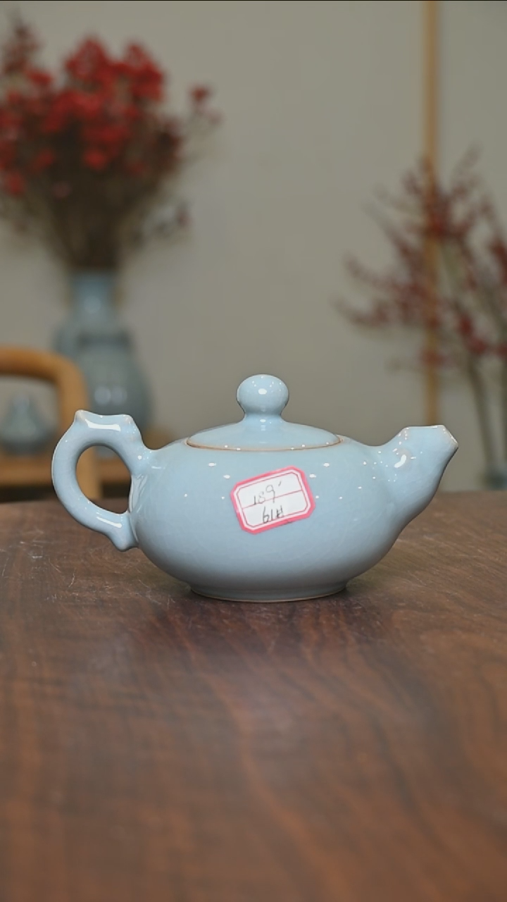 【闪购商品】其他61#龙壶 微瑕天青釉 朱家款