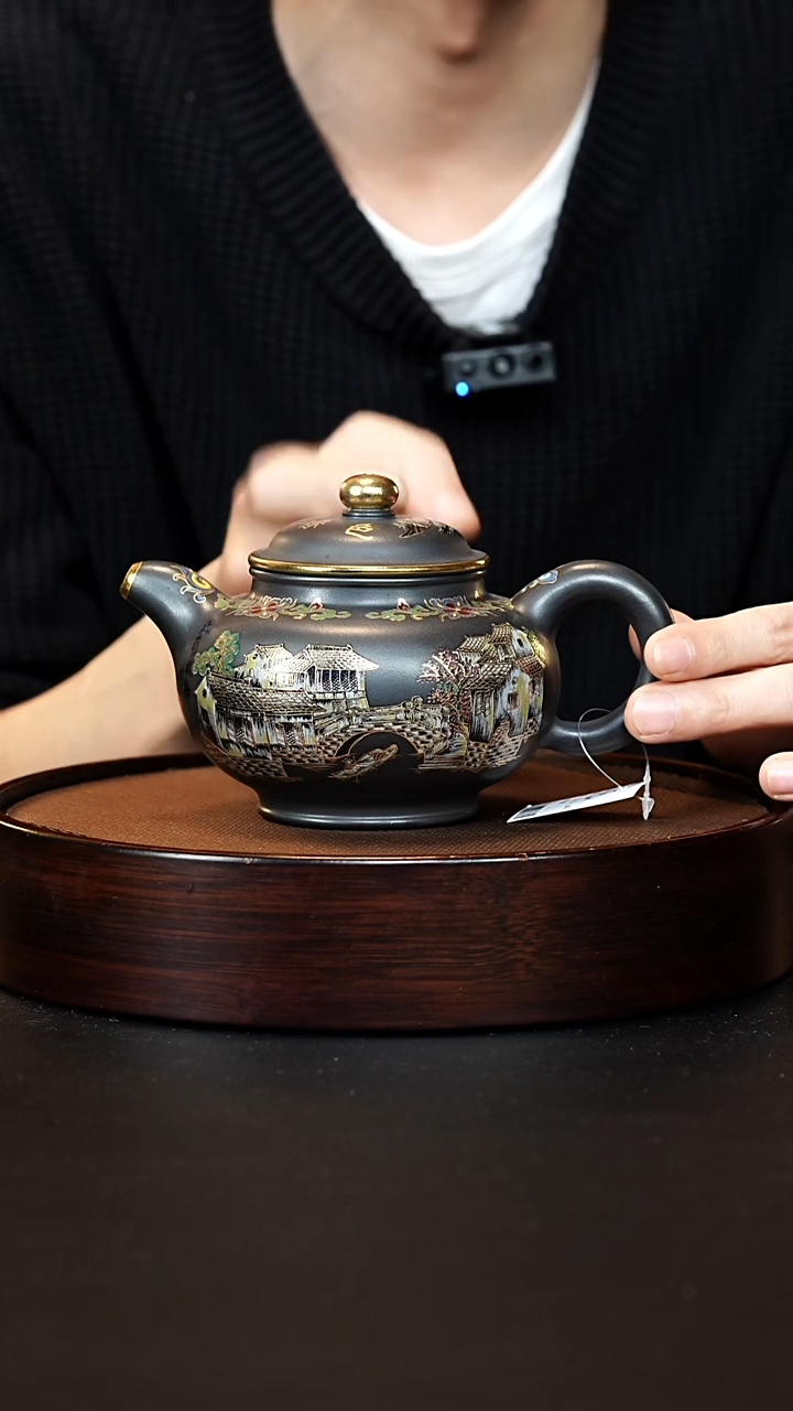 茶壶紫砂宜兴紫砂壶h6087