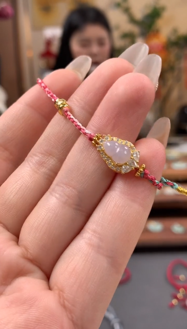 【闪购商品】翡翠手绳未镶嵌葫芦手绳