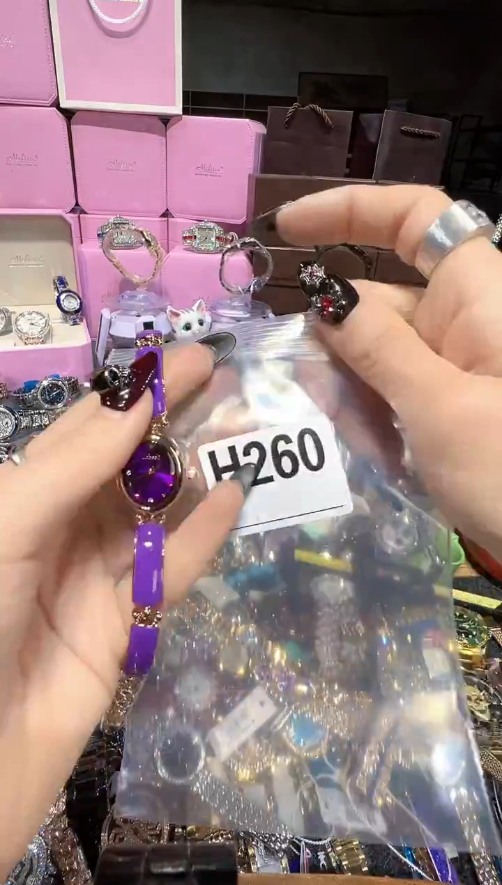 石英机芯不锈钢不锈钢直播定闪专用