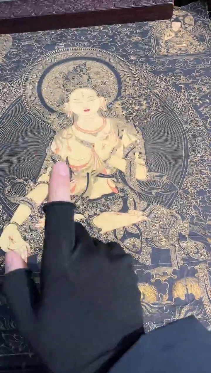 卷轴画路路的唐卡tk160