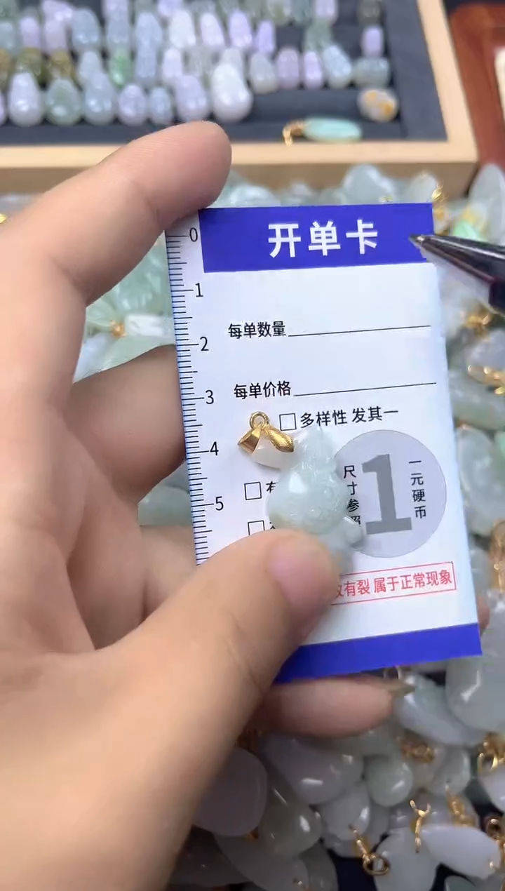 颈饰未镶嵌翡翠天然A货翡翠