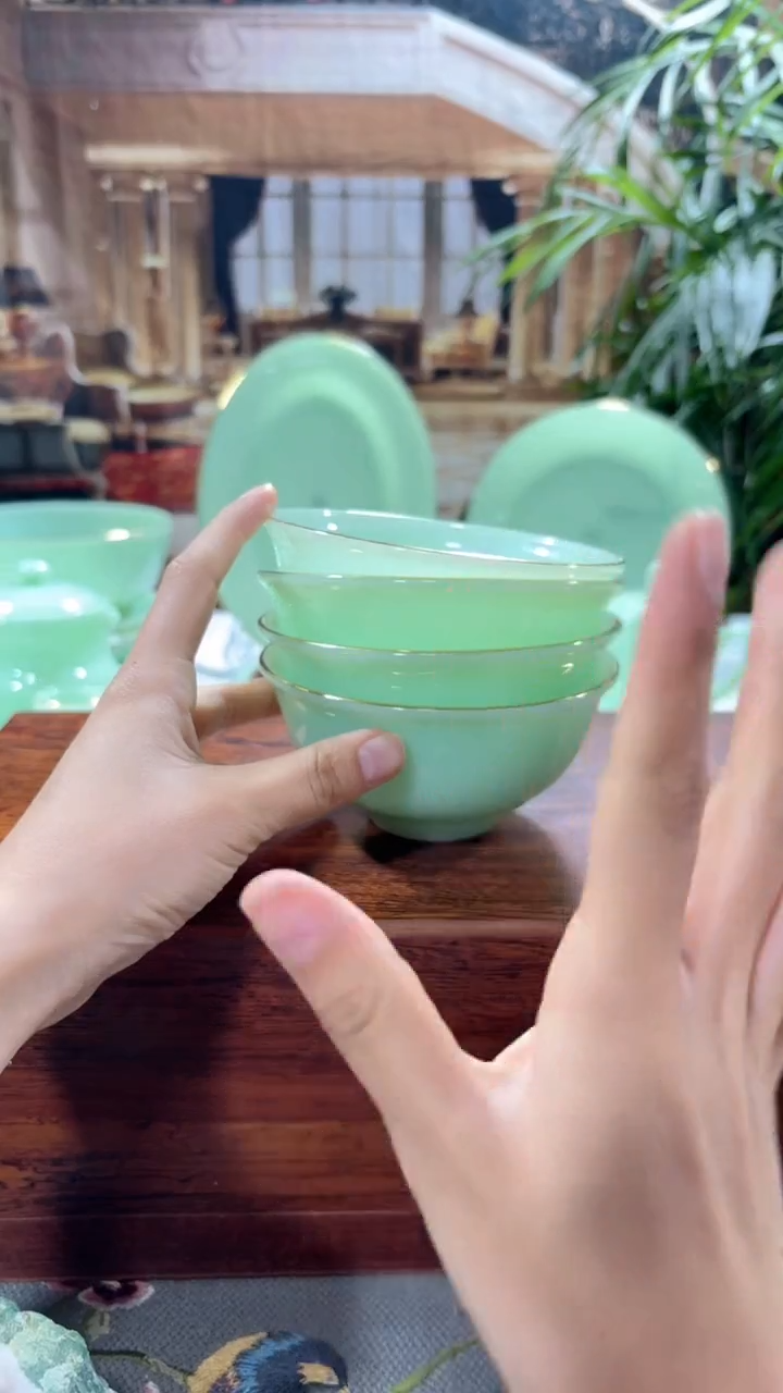 【闪购商品】...4.5英寸玉瓷碗4个口径11.5厘米 