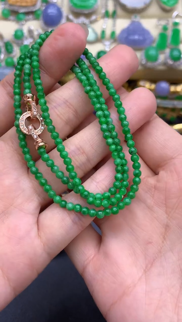 颈饰未镶嵌翡翠174-中国好珍宝