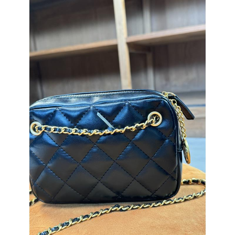 HIRMRIS手工真皮包551082-黑 迷你枕头香黑