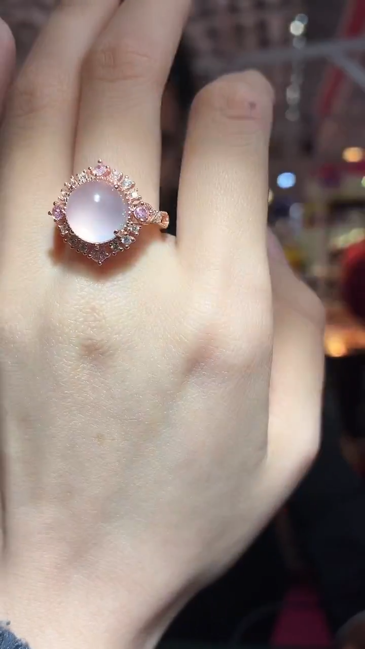 银S925镶嵌戒指水晶（扎德严选）