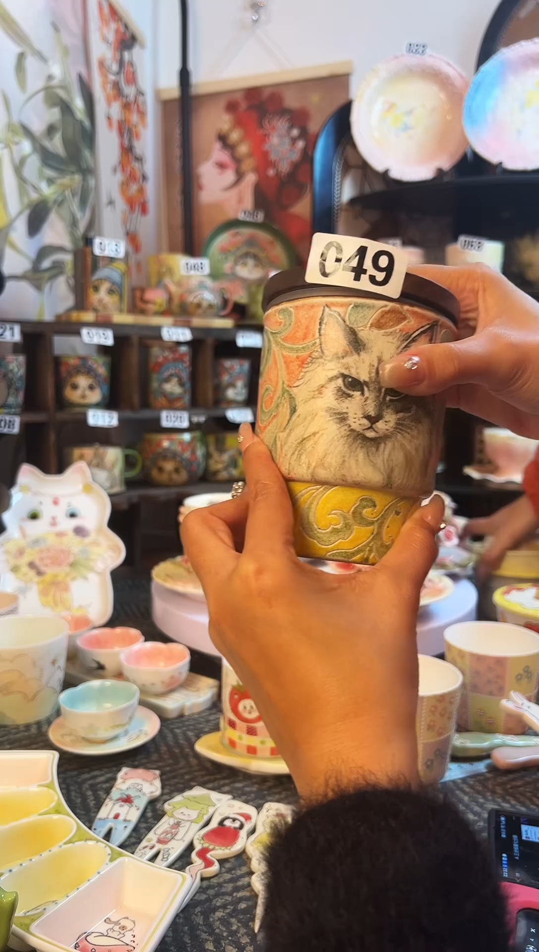 景德镇唐老师设计款手绘杯杯