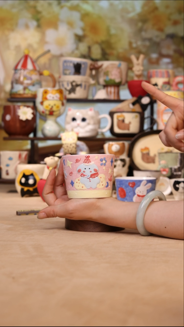 摆件景德镇原创手工陶瓷8076