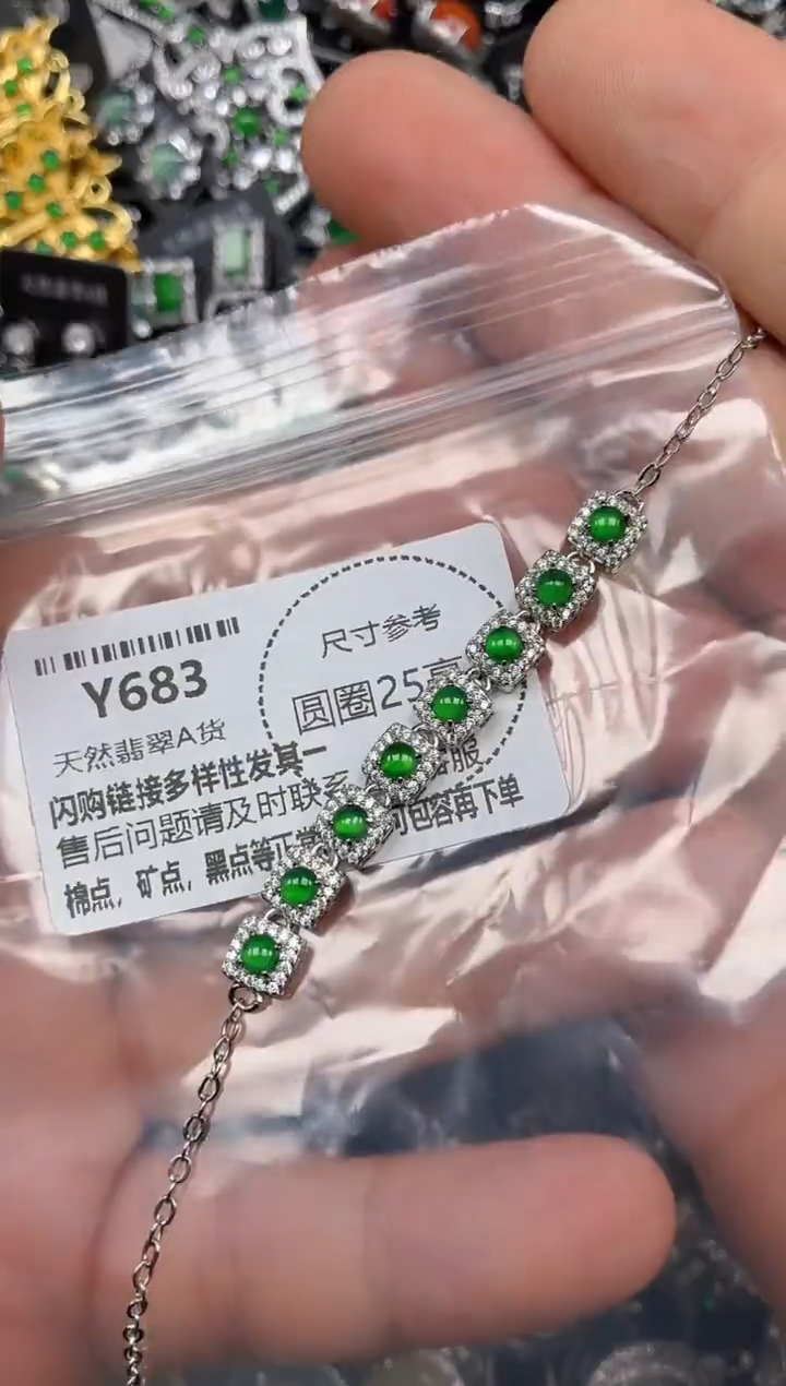 颈饰未镶嵌翡翠Y683手链