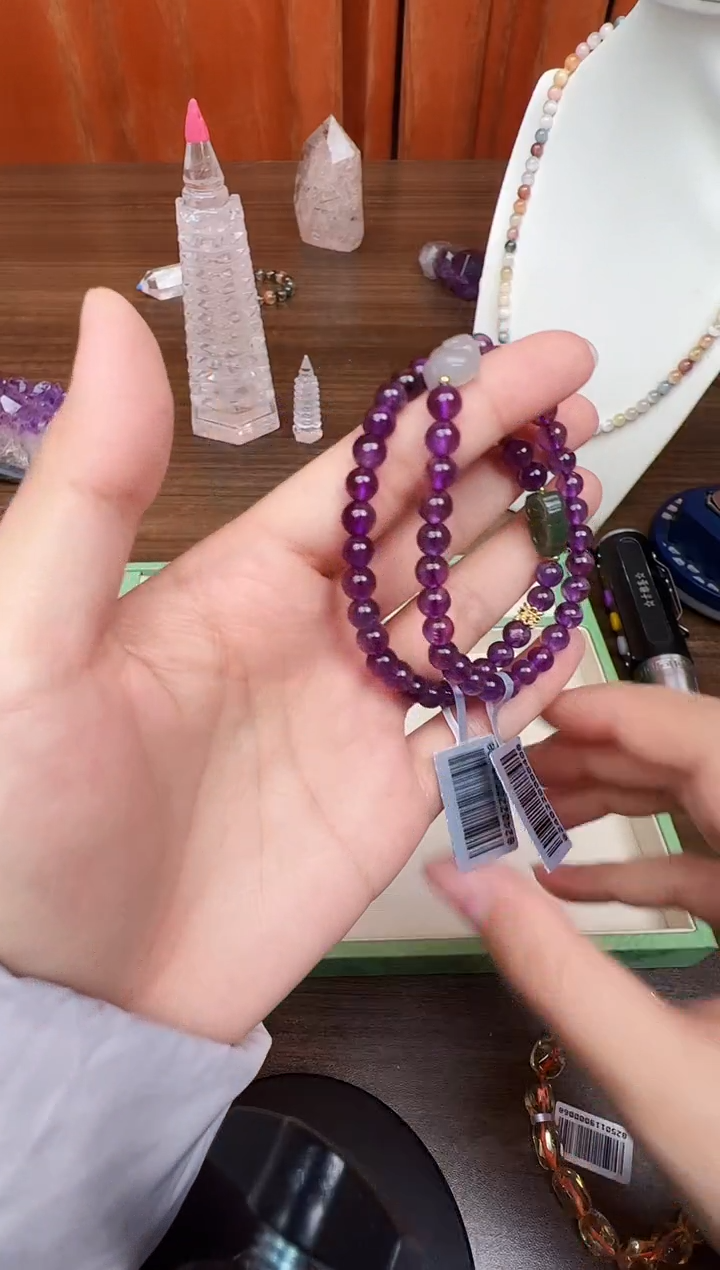 未镶嵌手链和田玉悦2633 约6mm