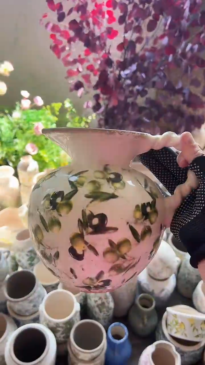 【闪购商品】陶瓷花盆高18cm内口10cm