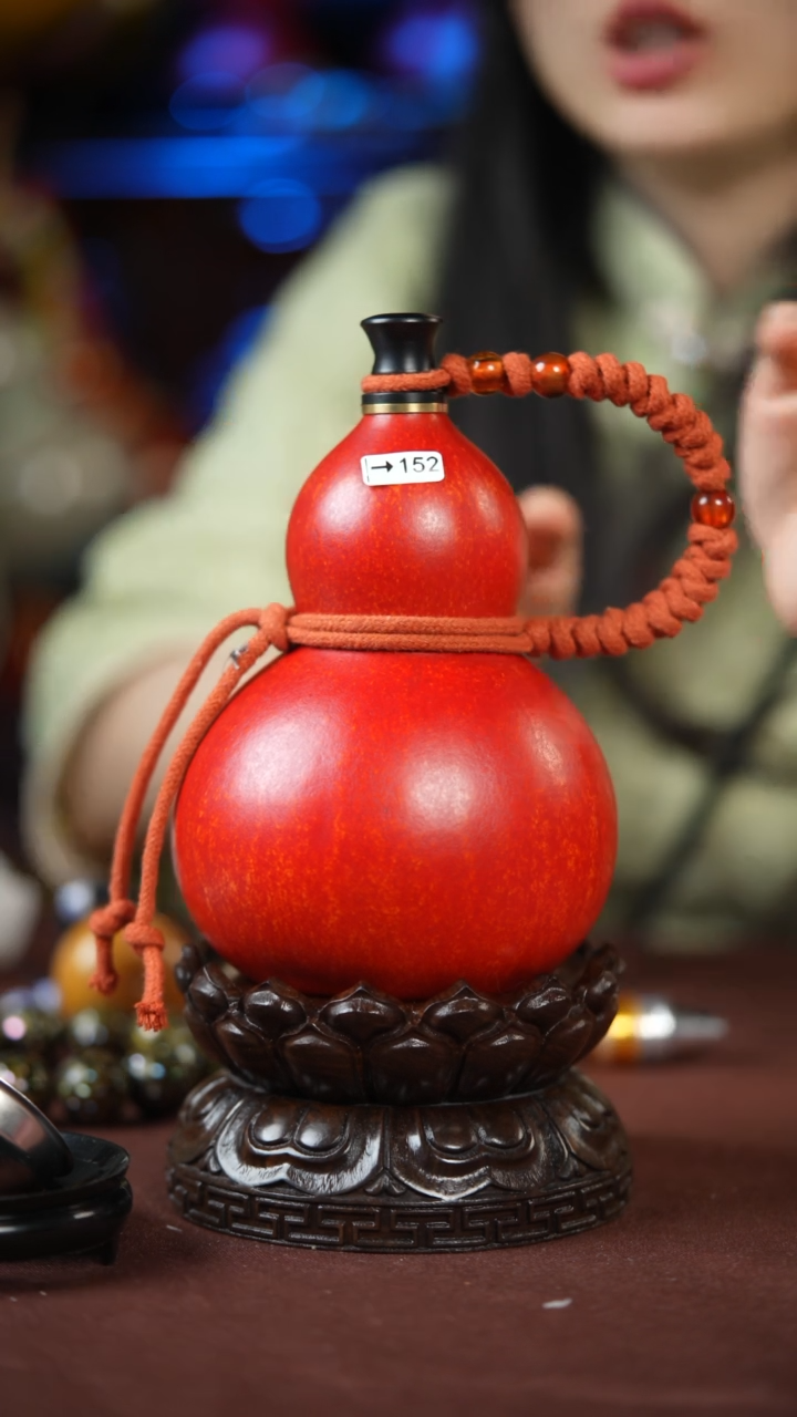 【闪购商品】152号500ml左右的非遗漆器酒葫芦