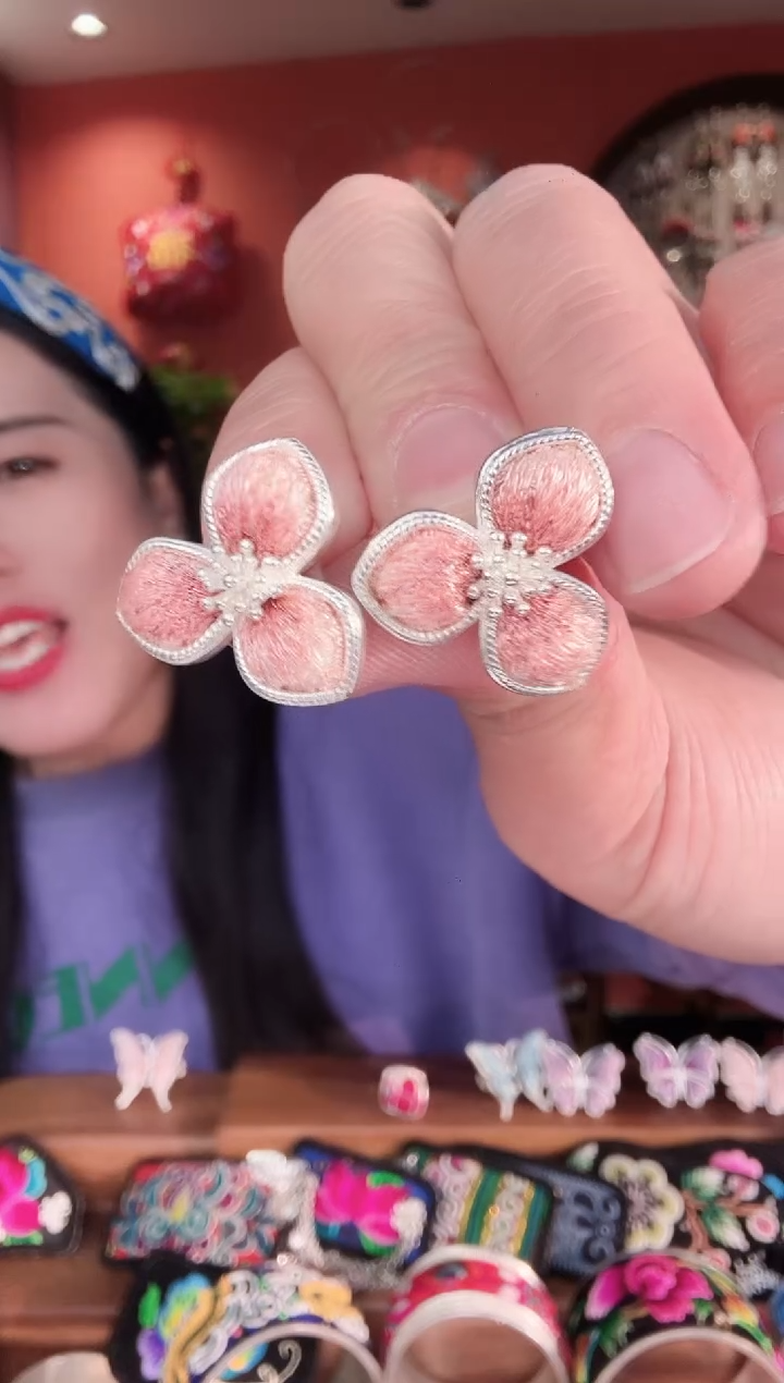 织绣非遗手工刺绣苗绣饰品006