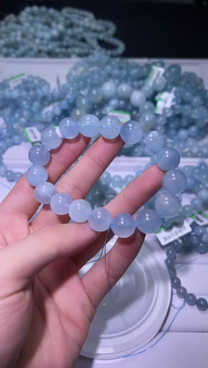 1海蓝宝石（处理）X065-海蓝宝单圈-多样性发其一