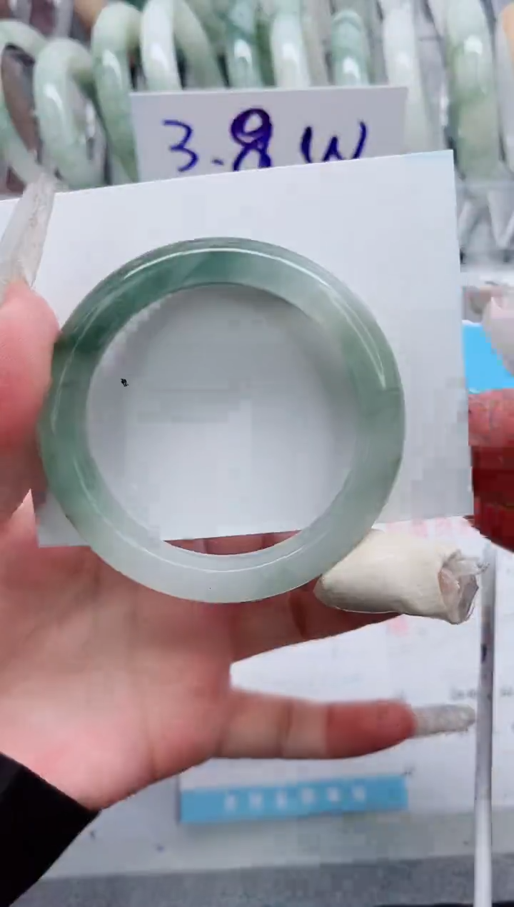 【闪购商品】石英质玉手镯未镶嵌A199-52.4